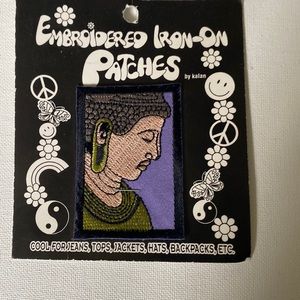 NWT Buddha Embroidered Iron On Patch